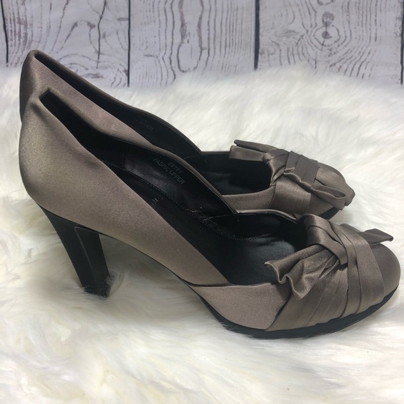 J CREW Clara platform pump heels 8.5 - Picture 3 of 8
